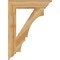 Ekena Millwork Balboa Traditional Rough Sawn Bracket, Western Red Cedar, 4"W x 22"D x 30"H BKT04X22X30BOA01RWR - alternate 2